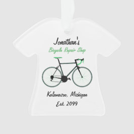 自転車修理店クリスマスオーナメント オーナメント