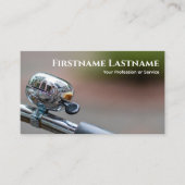 自転車修理店用シャイニークロムバイクベル 名刺 (正面)