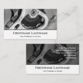 自転車修理店用メタルバイクピニオンギア 名刺 (正面/裏面)