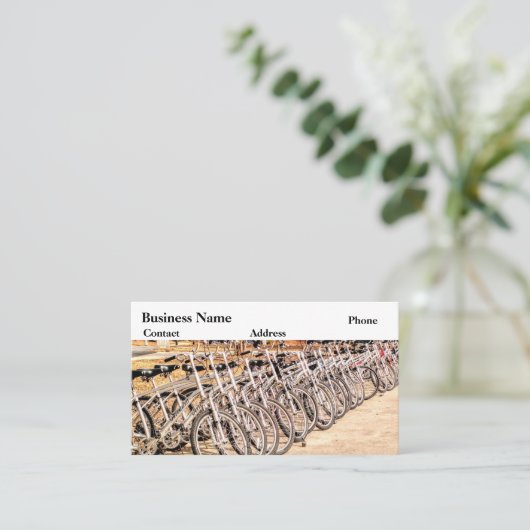 自転車修理店 名刺 (スタンド正面)