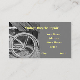 自転車修理店 名刺