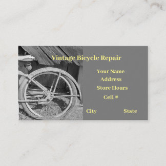 自転車修理店 名刺