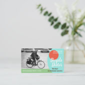 自転車修理標準、3.5インチx 2.0インチ名刺 名刺 (スタンド正面)