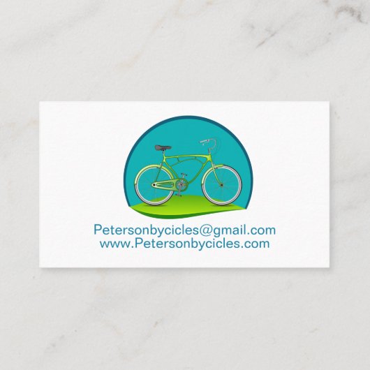 自転車修理自転車店 名刺 (裏面)