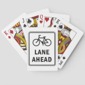 自転車優先標識 サイクリング 道路安全 トランプ (裏面)