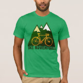自転車冒険 Tシャツ (正面)
