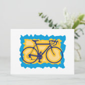 自転車切手の招待状 招待状 (スタンド正面)