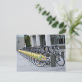 自転車列 ポストカード (スタンド正面)