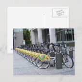 自転車列 ポストカード (正面/裏面)