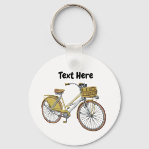 自転車名前をカスタムするキーチェーン キーホルダー