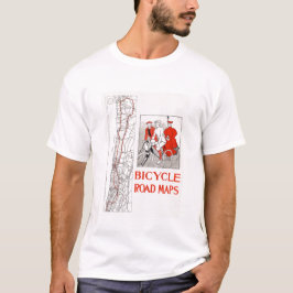 自転車地図 Tシャツ