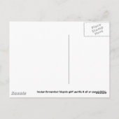 自転車女の子 ポストカード (裏面)