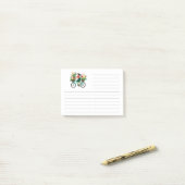 自転車女子フラワーズスーパーショッピングリスト ポストイット (デスク上)