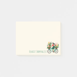 自転車女子フラワーズスーパーショッピングリスト ポストイット