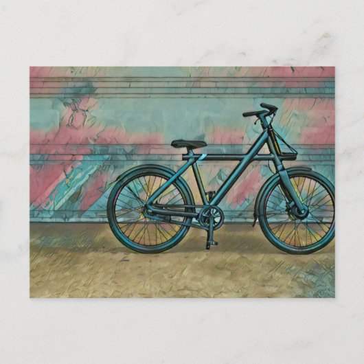 自転車好きな父へのプレゼント ポストカード (正面)
