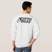 自転車好きのための美しい白いTシャツ Tシャツ (裏面フル)