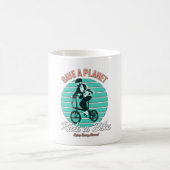 自転車好きへの最高のプレゼント - 地球を救おう コーヒーマグカップ (中央)