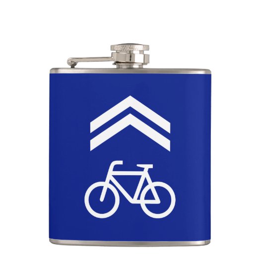 自転車専用レーン フラスク (正面)