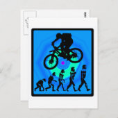 自転車州鉱山 ポストカード (正面/裏面)