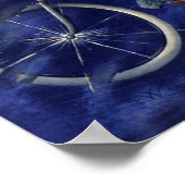 自転車広告のヴィンテージサイクルグラディエーター ポスター (角)