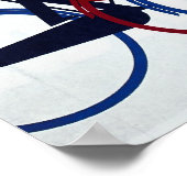 自転車広告のヴィンテージ ポスター (角)