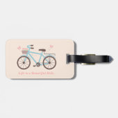 自転車引用文ライフは美しい乗り物 ラゲッジタグ (裏面横)