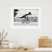 自転車恐竜 – Tレックス ポスター (キッチン)