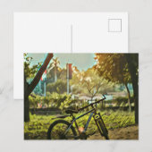 自転車愛好家のギフト | サイクリングの絵画 ポストカード (正面/裏面)