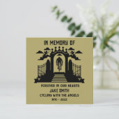 自転車愛好家の葬儀を偲んで カード (スタンド正面)