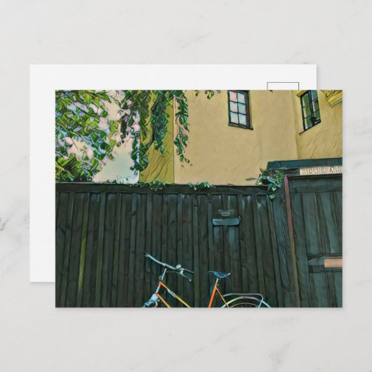 自転車愛好家へのギフトのアイデア ポストカード (正面/裏面)