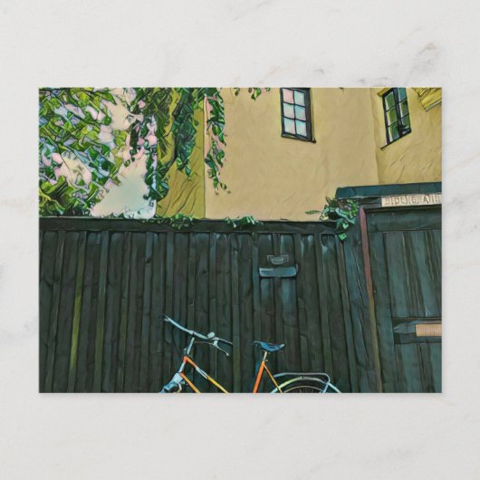 自転車愛好家へのギフトのアイデア ポストカード (正面)