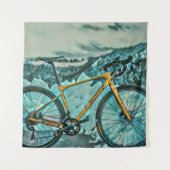 自転車愛好家へのギフト タペストリー (正面)