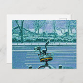 自転車愛好家へのギフト ポストカード (正面/裏面)