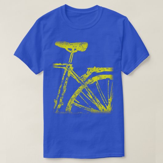 自転車愛好家レトロヴィンテージサイクリング Tシャツ (デザイン正面)