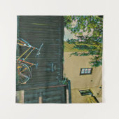 自転車愛好者へのギフトのアイデア タペストリー (正面(横))