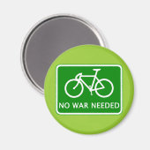 自転車戦争不要品 マグネット (正面/裏面)