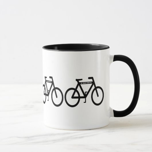 自転車抽象芸術 マグカップ (右)