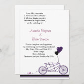 自転車招待状 招待状 (正面/裏面)