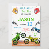 自転車招待状 招待状 (正面)