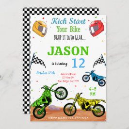 自転車招待状 招待状