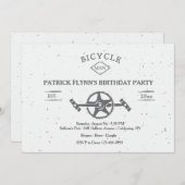 自転車招待状 招待状 (正面/裏面)