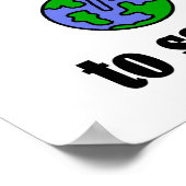 自転車救のTシャツとギフト ポスター (角)