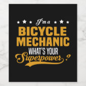 自転車整備士 ワインラベル (シングルラベル)