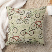 自転車旅行 クッション (ブランケット)