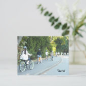 自転車旅行 ポストカード (スタンド正面)