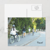 自転車旅行 ポストカード (正面/裏面)