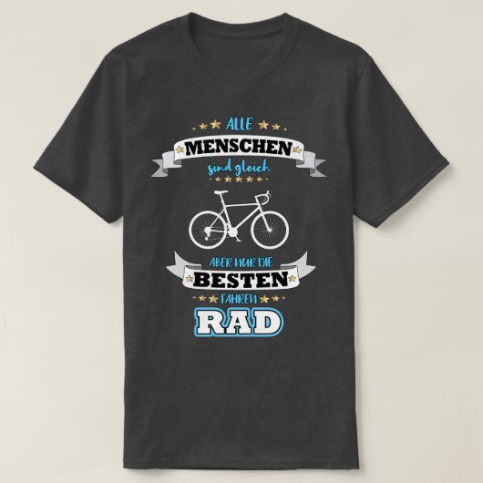 自転車最高のギフトアイディア2に乗る Tシャツ (デザイン正面)