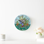 自転車格言 ラウンド壁時計 (ホーム)