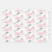 自転車楽しむ用ラッピング紙シート ラッピングペーパーシート (正面2)