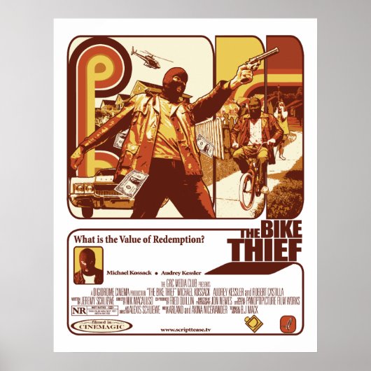 自転車泥棒のポスター ポスター (正面)